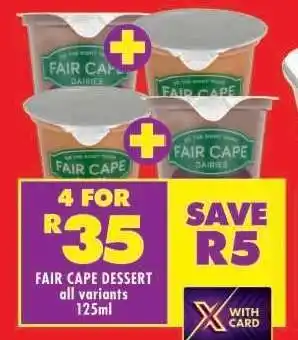 Shoprite Fair Cape Dessert offer