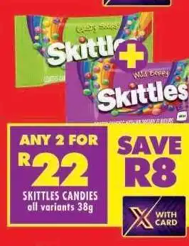 Shoprite Skittles Candies offer