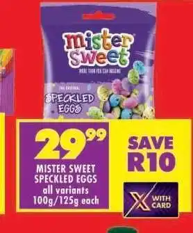 Shoprite Mister Sweet Speckled Eggs offer