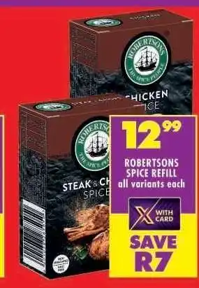 Shoprite Robertsons Spice Refill offer
