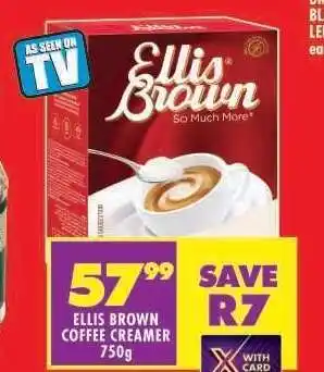Shoprite Ellis Brown Coffee Creamer-750g offer