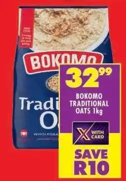 Shoprite Bokomo Traditional Oats 1kg offer