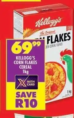 Shoprite Kellogg's Corn Flakes Cereal 1kg offer