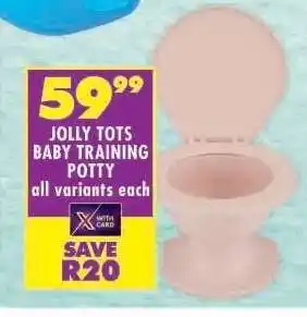 Shoprite JOLLY TOTS BABY TRAINING POTTY offer