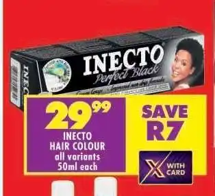 Shoprite INECTO HAIR COLOUR offer