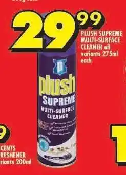 Shoprite PLUSH SUPREME MULTI-SURFACE CLEANER offer