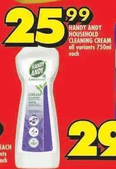 Shoprite HANDY ANDY HOUSEHOLD CLEANING CREAM offer