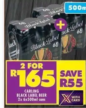 Shoprite CARLING BLACK LABEL BEER offer