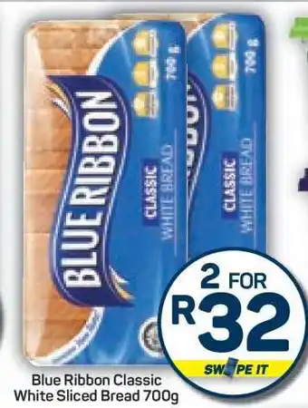 Pick n Pay Hypermarket Blue Ribbon Classic White Sliced Bread 700g offer