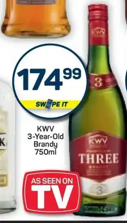 Pick n Pay Hypermarket KWV 3-Year Old Brandy 750ml offer
