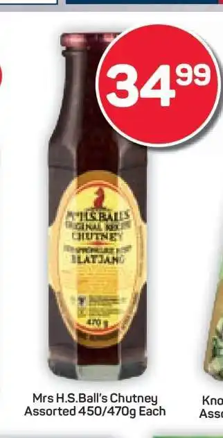 Pick n Pay Hypermarket Mrs H.S.Ball's Chutney Assorted offer