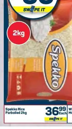 Pick n Pay Hypermarket Spekko Rice Parboiled 2kg offer