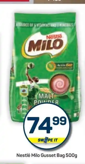 Pick n Pay Hypermarket Nestlé Milo Gusset Bag 500g offer