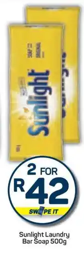 Pick n Pay Hypermarket Sunlight Laundry Bar Soap 500g offer