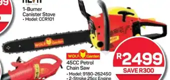 Pick n Pay Hypermarket WOLF Garden 45CC Petrol Chain Saw offer