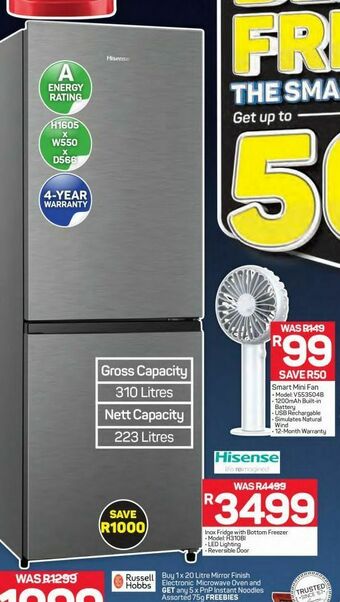 Pick n Pay Hisense fridge offer