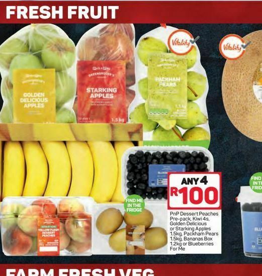 Fruit combo offer at Pick n Pay