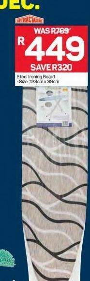 Pick n Pay Ironing board offer