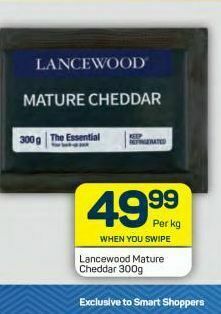 Pick n Pay Lancewood cheddar cheese offer