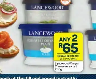 Pick n Pay Lancewood cream cheese 2 offer
