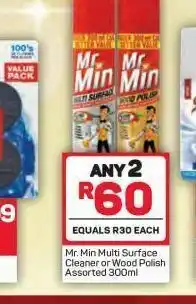 Pick n Pay Mr. min multi surface cleaner 2 offer
