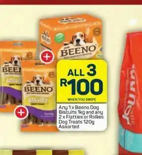 Pick n Pay Beeno dog biscuits 3 offer