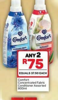 Pick n Pay Comfort fabric conditioner 2 offer
