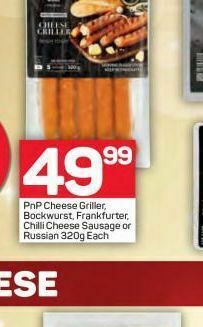 Pick n Pay Hypermarket Pnp sausages offer
