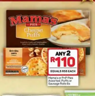 Pick n Pay Hypermarket Mama's frozen pies 2 offer