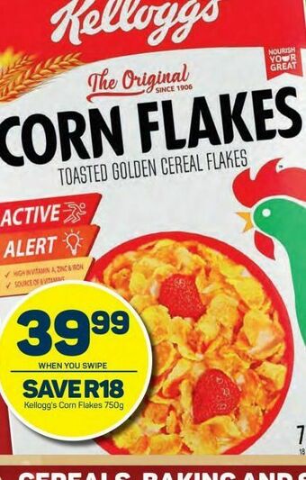 Pick n Pay Hypermarket Kellogg's corn flakes offer