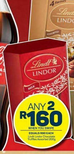 Pick n Pay Hypermarket Lindt lindor 2 offer