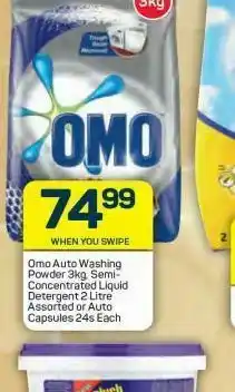 Pick n Pay Hypermarket Omo auto washing powder offer