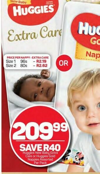 Pick n Pay Hypermarket Huggies disposable nappies offer