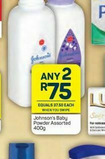 Pick n Pay Hypermarket Johnson's baby powder 2 offer