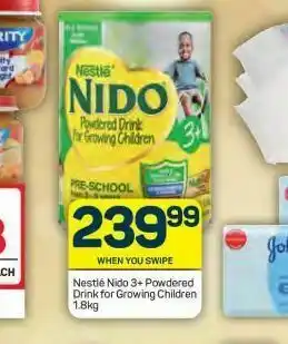 Pick n Pay Hypermarket Nestlé nido powdered drink offer
