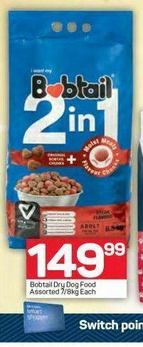 Pick n Pay Hypermarket Bobtail dry dog food offer
