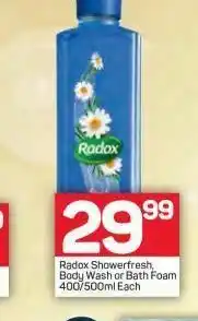 Radox body wash