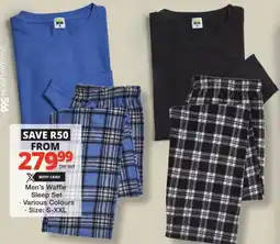 Checkers Hyper Men's Waffle Sleep Set offer