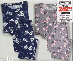 Checkers Hyper Ladies' Milky Sleep Set offer