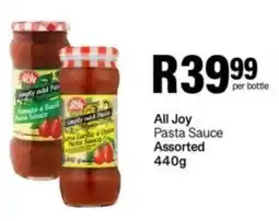 Take 'n Pay All Joy Pasta Sauce Assorted offer