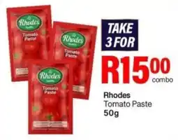 Take 'n Pay Rhodes Tomato Paste offer