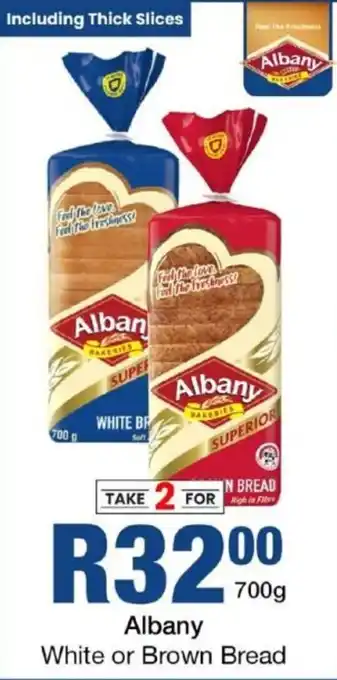 Take 'n Pay Albany White or Brown Bread offer