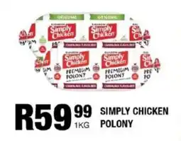 Take 'n Pay Simply Chicken Polony offer