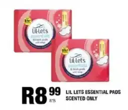 Take 'n Pay Lillets essential pads scented only offer