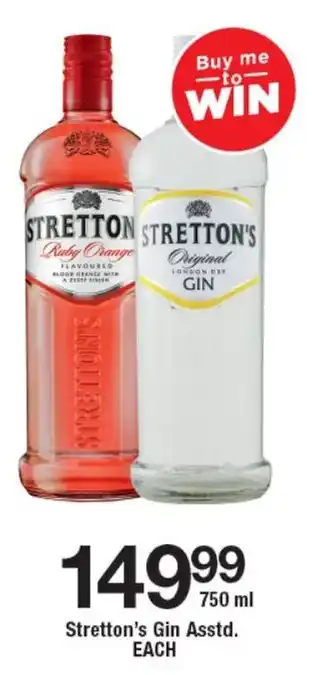 OK Liquor Stretton's Gin Asstd. offer