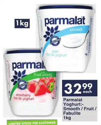 President Hyper Parmalat Yoghurt Smooth/ Fruit/ Fabulite offer
