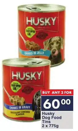President Hyper Husky Dog Food Tins offer