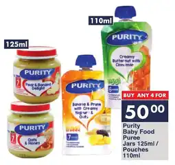 President Hyper Purity Baby Food Puree Jars/ Pouches offer