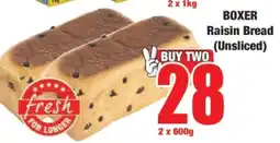 Boxer BOXER Raisin Bread (Unsliced) offer