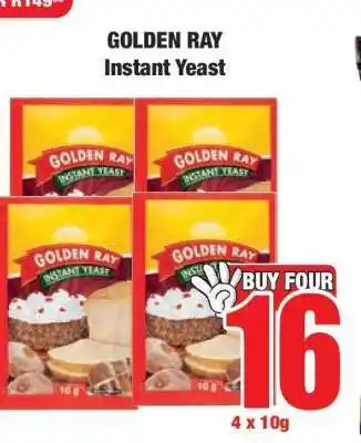 Boxer GOLDEN RAY Instant Yeast offer